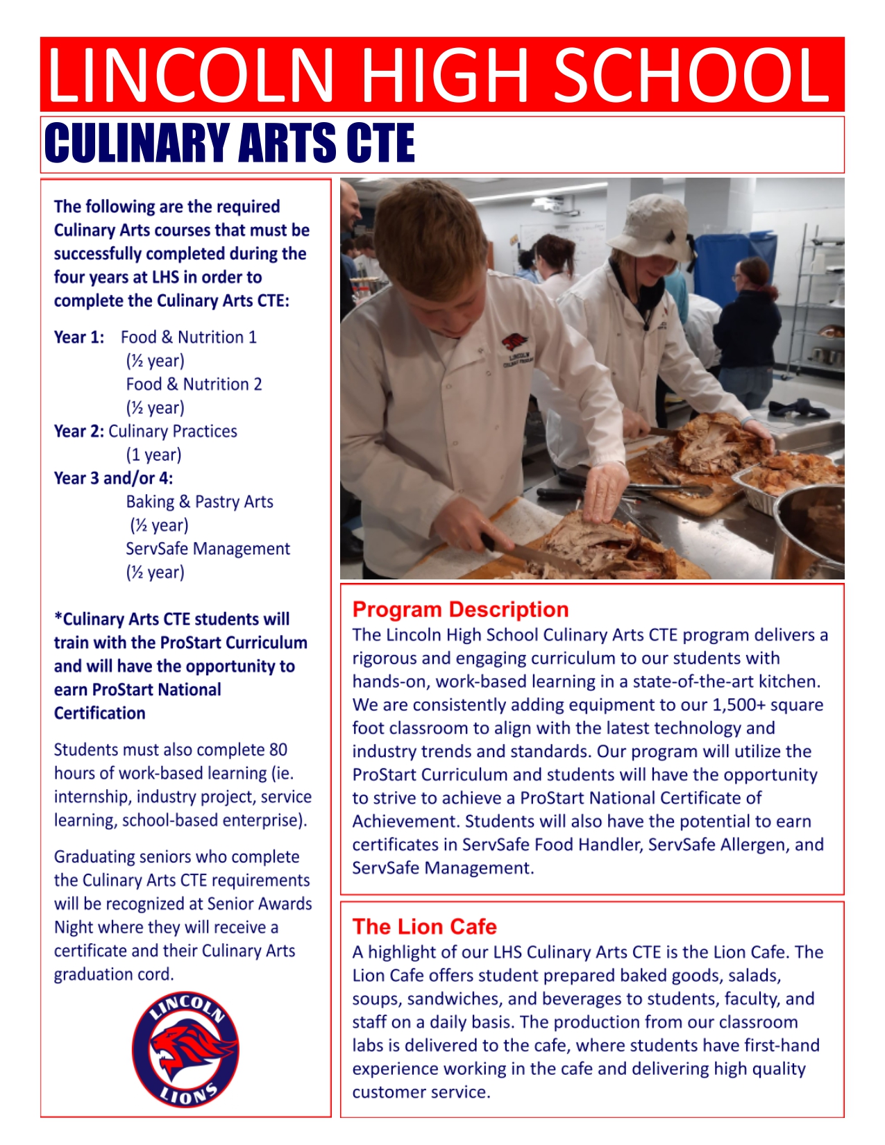 Culinary Arts CTE